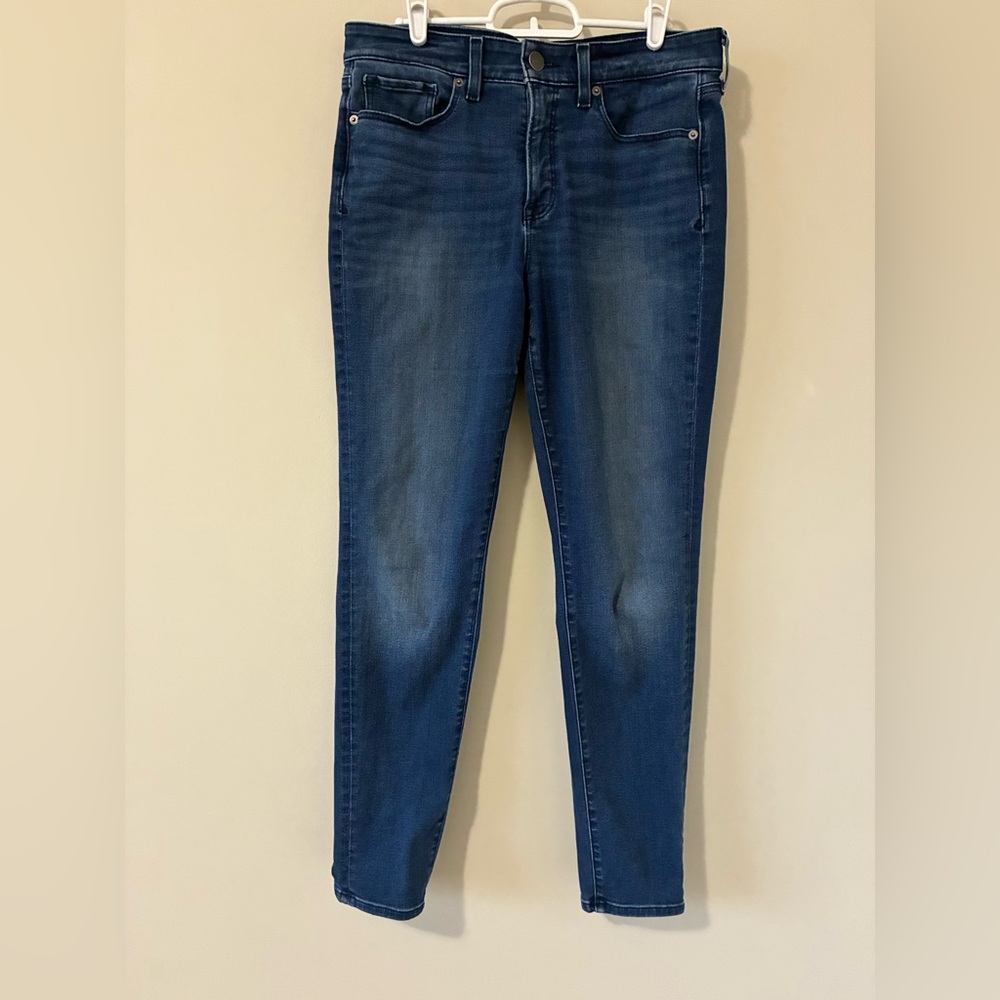 SPANX Women's Skinny Jeans - Dark Blue